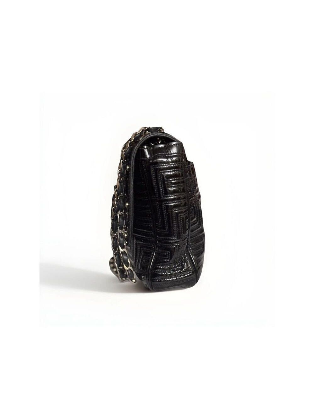 Gianni Versace Quilted Patent Leather Shoulder Bag - Picture 5 of 16